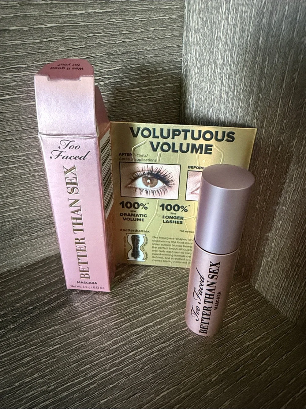 ❤️$6 NWT Too Faced Better Than Sex Mascara 3.9g